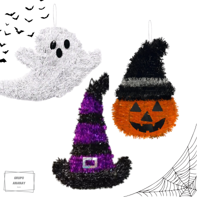 Set 03 Adornos Colgantes de Halloween
