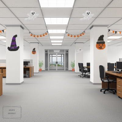 Set 03 Adornos Colgantes de Halloween