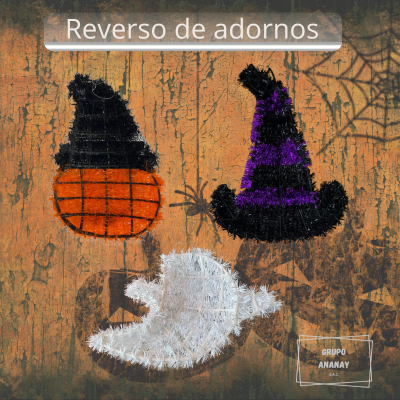 Set 03 Adornos Colgantes de Halloween