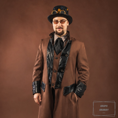 Sombrero Copa Steampunk + Gafas
