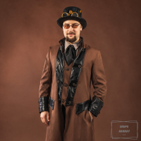 Sombrero Copa Steampunk + Gafas