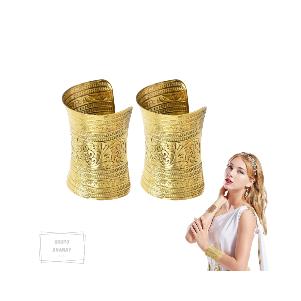 Set 02 brazaletes griego Romano