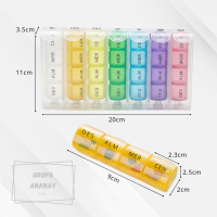 Estuche pastillero semanal - 28 divisiones