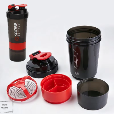 Shaker de proteíanas 03 cuerpos