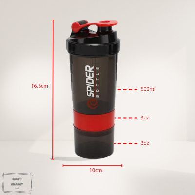 Shaker de proteíanas 03 cuerpos
